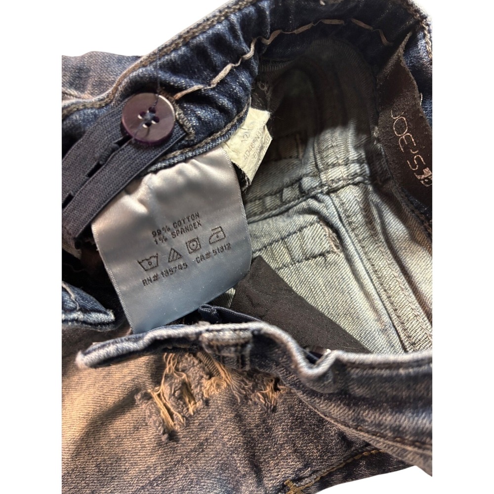 Kid's Distressed Denim Jeans Adjustable Waist Baby Toddler boy size 12m SOFT - Picture 4 of 5